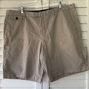 Ted Baker Men's Gray Flat Front Shorts
